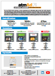 Advertise Your Brand on Cash Machines at Convenience Stores