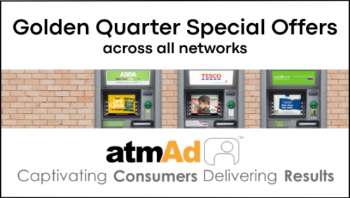 Advertise Your Brand on ATMs - Golden Quarter Special Offer